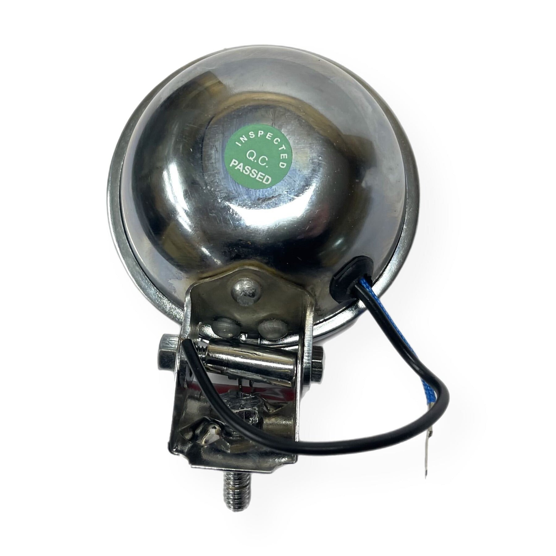Vespa Lambretta Scooter Lamp Spot Light 9cm Honeycomb Chrome Red Lens