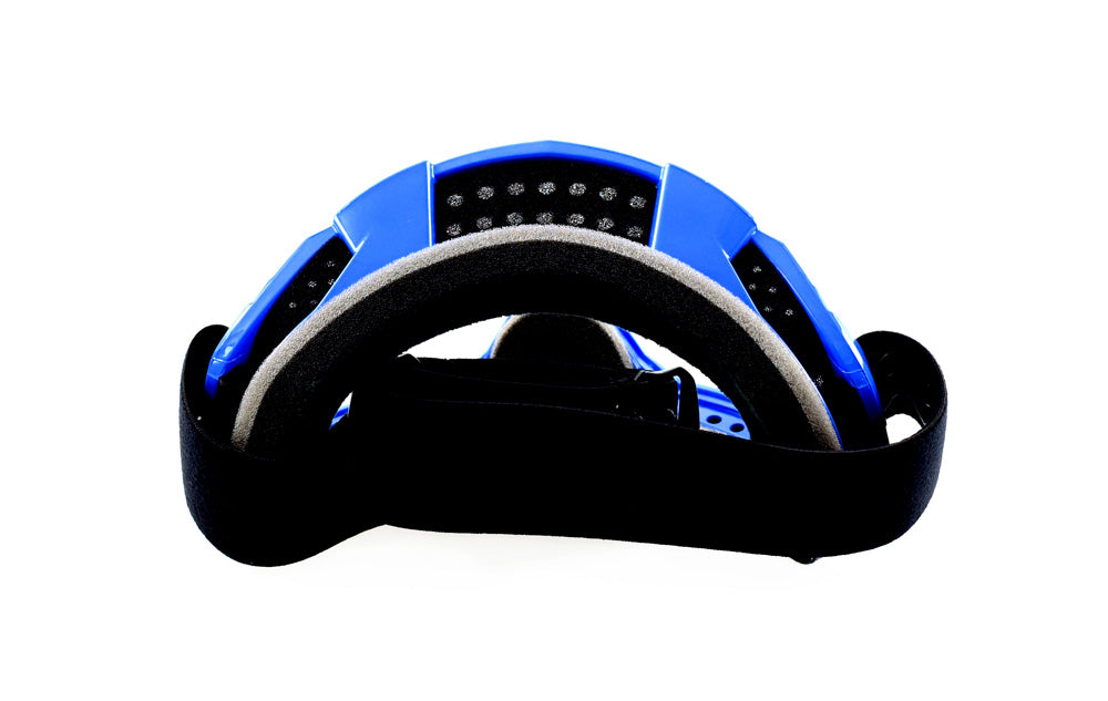 Motocross MX Offroad Anti Fog Triple Foam Goggles - Blue