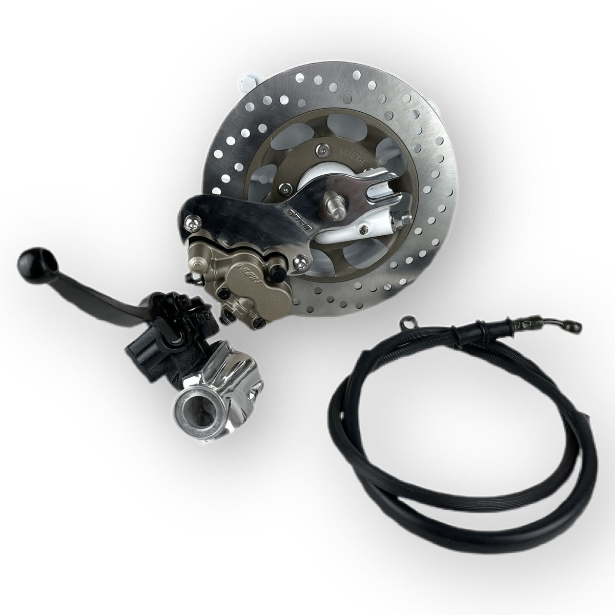 Lambretta Series 1 2 3 Li GP SX TV OutBoard Front Disc Kit Complete - Nissin