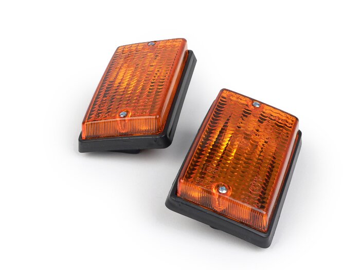 Vespa PK50 S PK80 S PK125 S Rear Indicator Unit Set - Amber