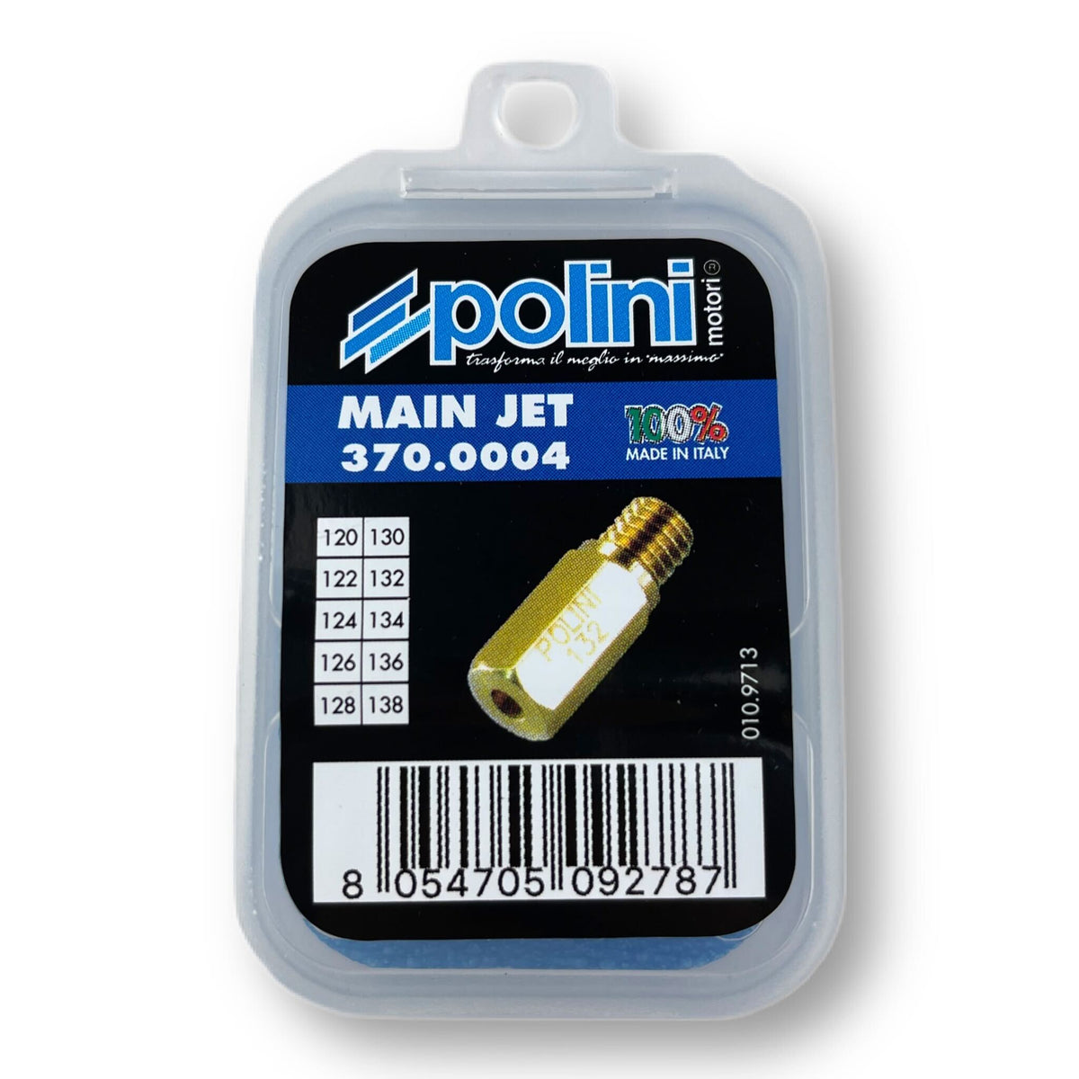 POLINI PWK BGM CP Keihin Carburettor Main Jet Set Pack Sizes 120-138
