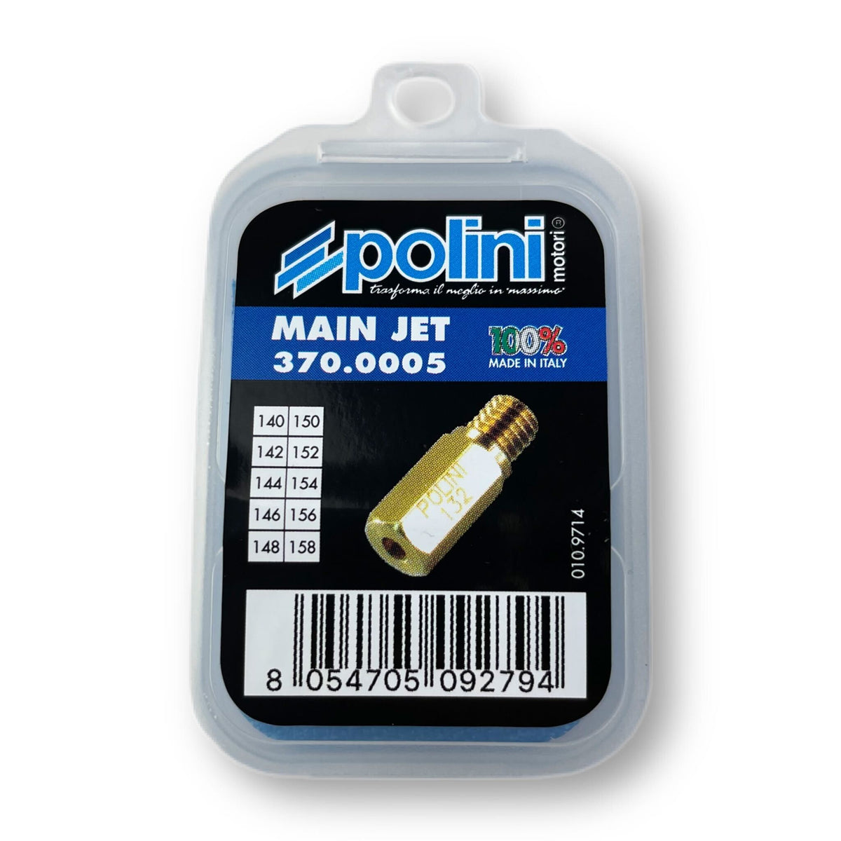 POLINI PWK BGM CP Keihin Carburettor Main Jet Set Pack Sizes 140-158