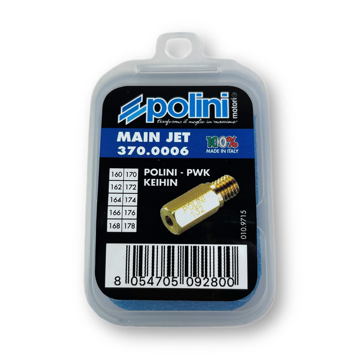 POLINI PWK BGM CP Keihin Carburettor Main Jet Set Pack Sizes 160-178