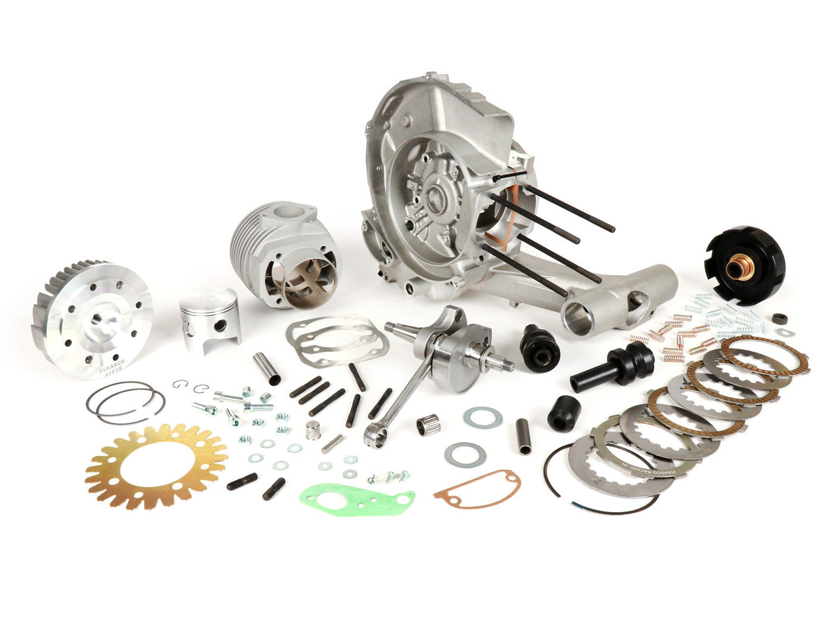 Vespa PX Rally Sprint Super VNA/B VBA VBB Super GT/R PINASCO 251cc Slave Reed Valve Intake Engine Kit including Exhaust & Electronic Flytech Ignition