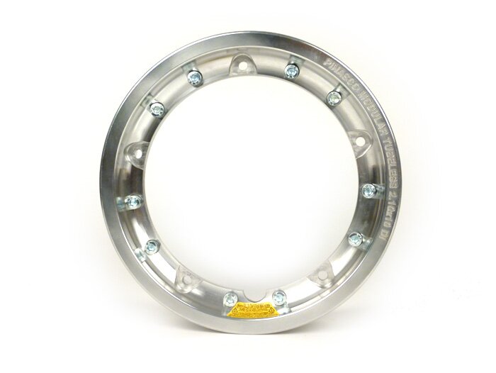 Vespa PX PE T5 Super Sprint Rally V50 2.10 x 10 inch PINASCO Tubeless Wheel Rim - Polished Alloy