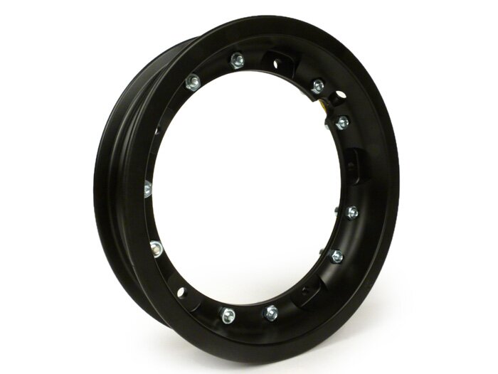Vespa PX PE T5 Super Sprint Rally V50 2.10 x 10 inch PINASCO Tubeless Wheel Rim - Black