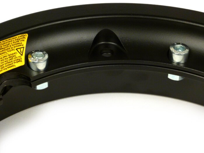 Vespa PX PE T5 Super Sprint Rally V50 2.10 x 10 inch PINASCO Tubeless Wheel Rim - Black
