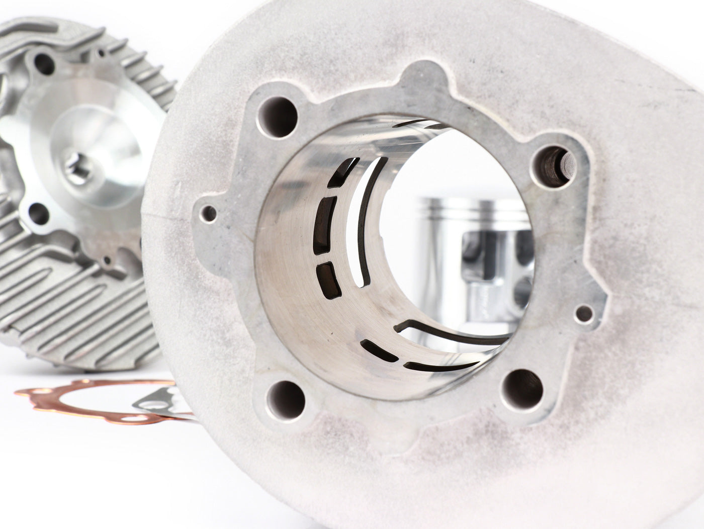 Vespa PX200E P200E '98 'MY Rally 200 POLINI 221cc Racing Cylinder Kit 2023 60mm crank w/ head