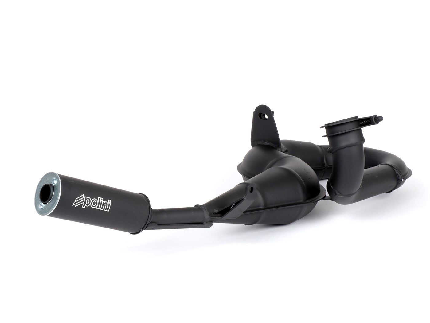 Vespa P200E PX200 Rally 200 Polini Racing Exhaust - Black End Can