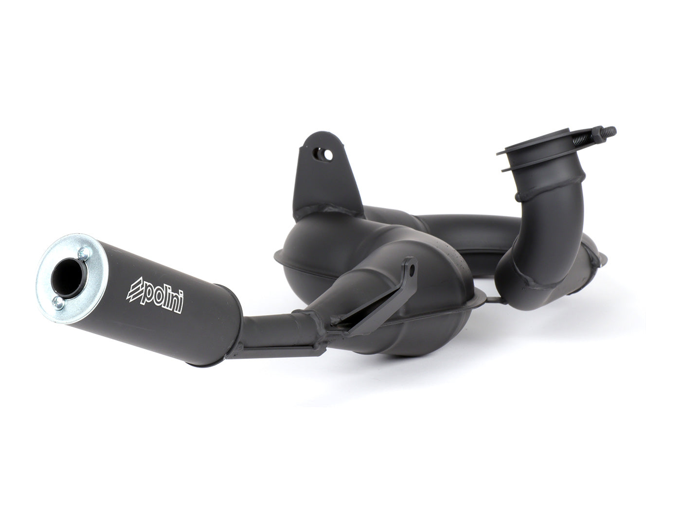 Vespa P200E PX200 Rally 200 Polini Racing Exhaust - Black End Can