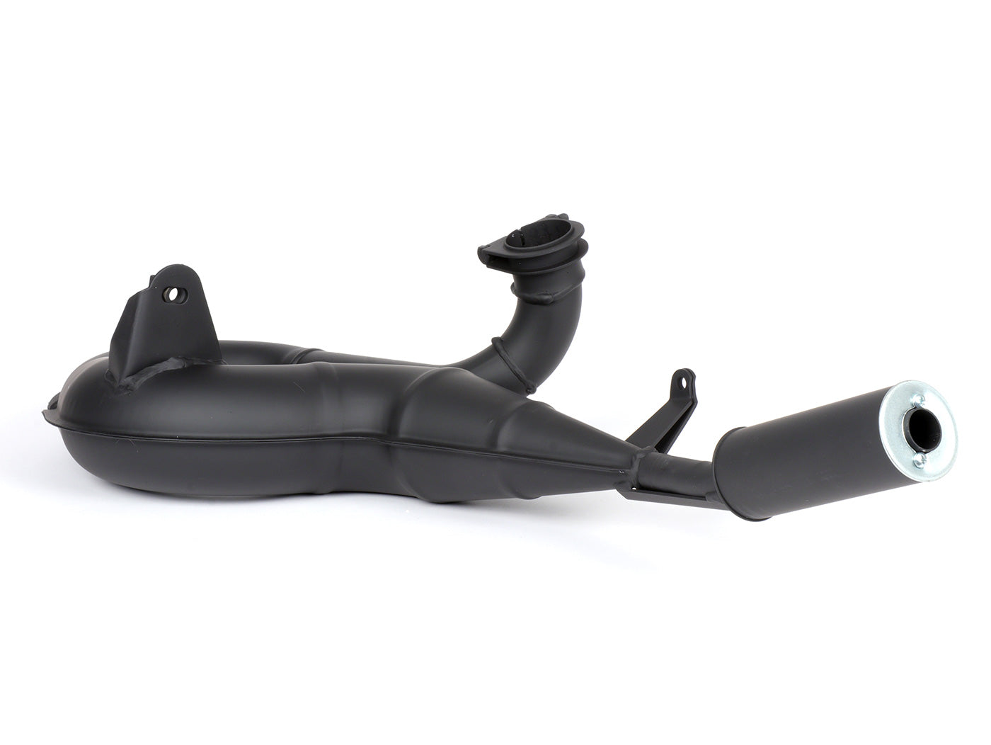 Vespa P200E PX200 Rally 200 Polini Racing Exhaust - Black End Can