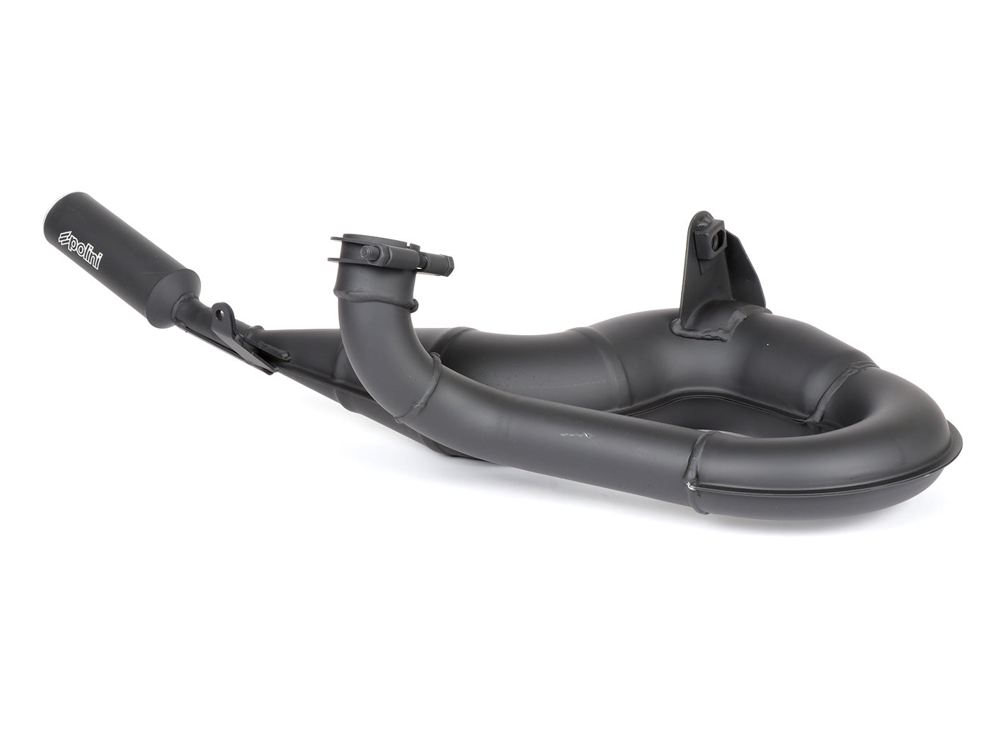 Vespa P200E PX200 Rally 200 Polini Racing Exhaust - Black End Can