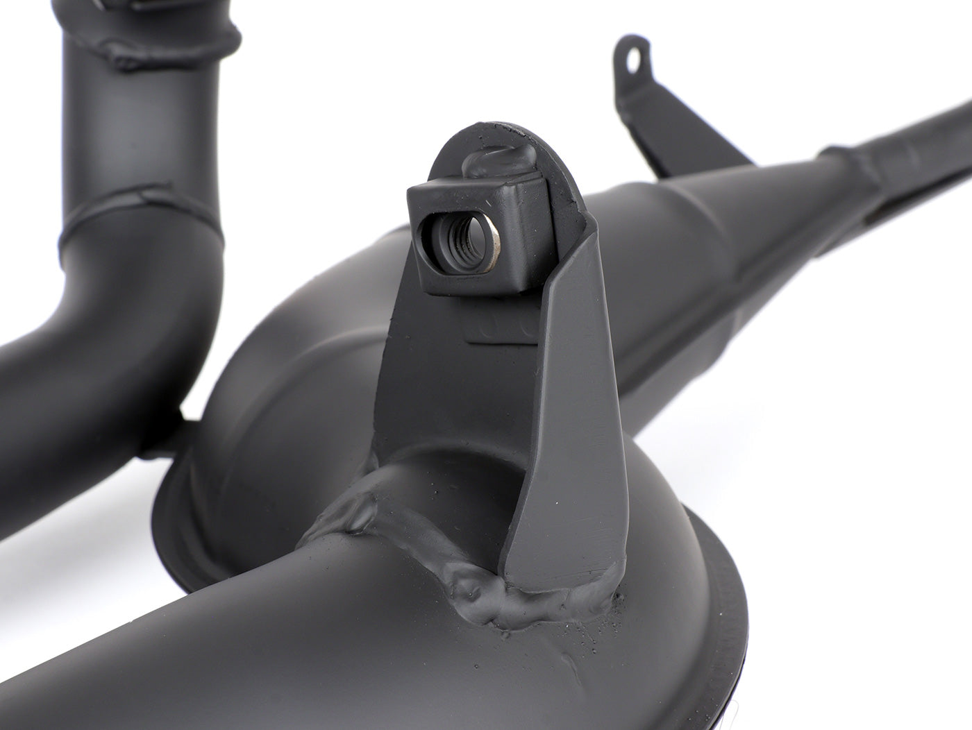 Vespa P200E PX200 Rally 200 Polini Racing Exhaust - Black End Can