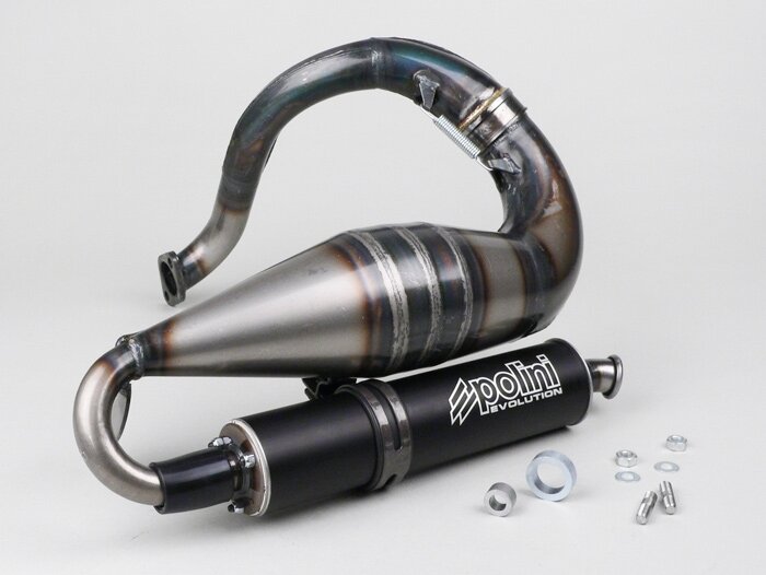 Vespa V90 V100 Primavera ET3 Prim Polini Evolution Race Exhaust