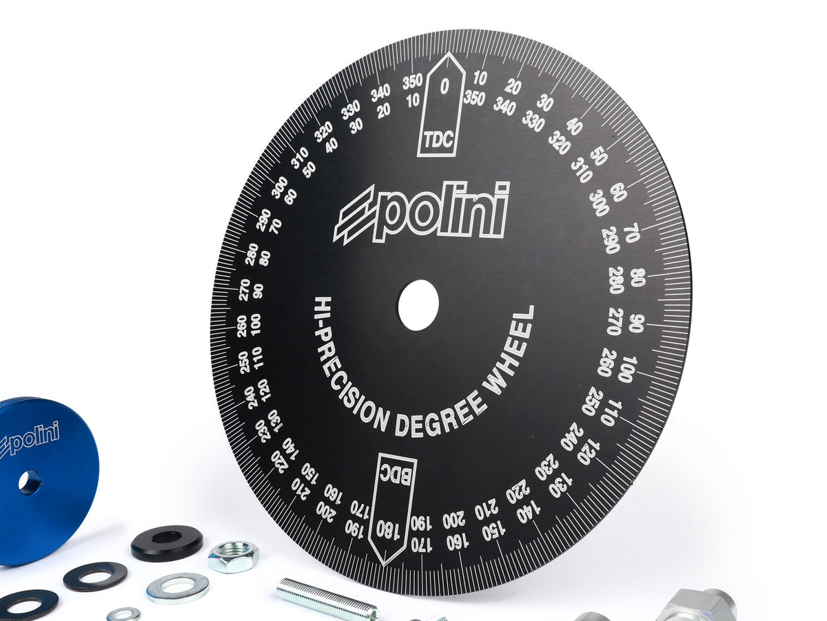 Vespa Lambretta Scooter POLINI Timing Degree Disc Aluminium - Black