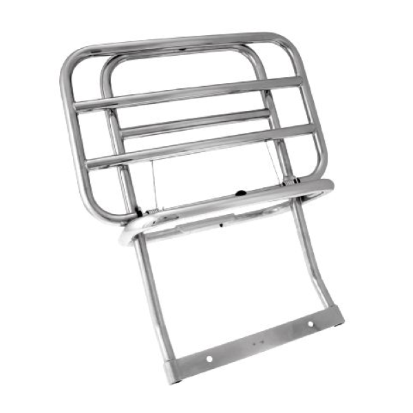 Vespa PX PE T5 LML 2T Rear Folding Carrier - Chrome