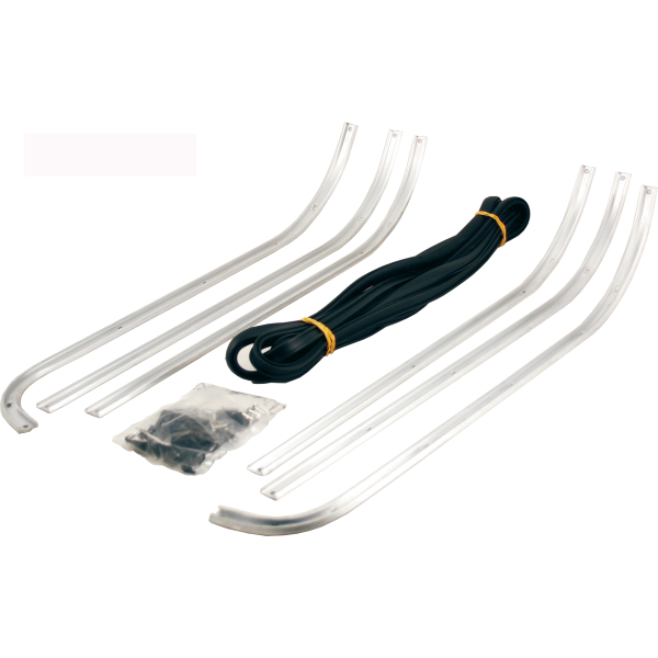 Vespa 150 Super Sprint Rally 180 200 Floor Runner Kit Black - RMS