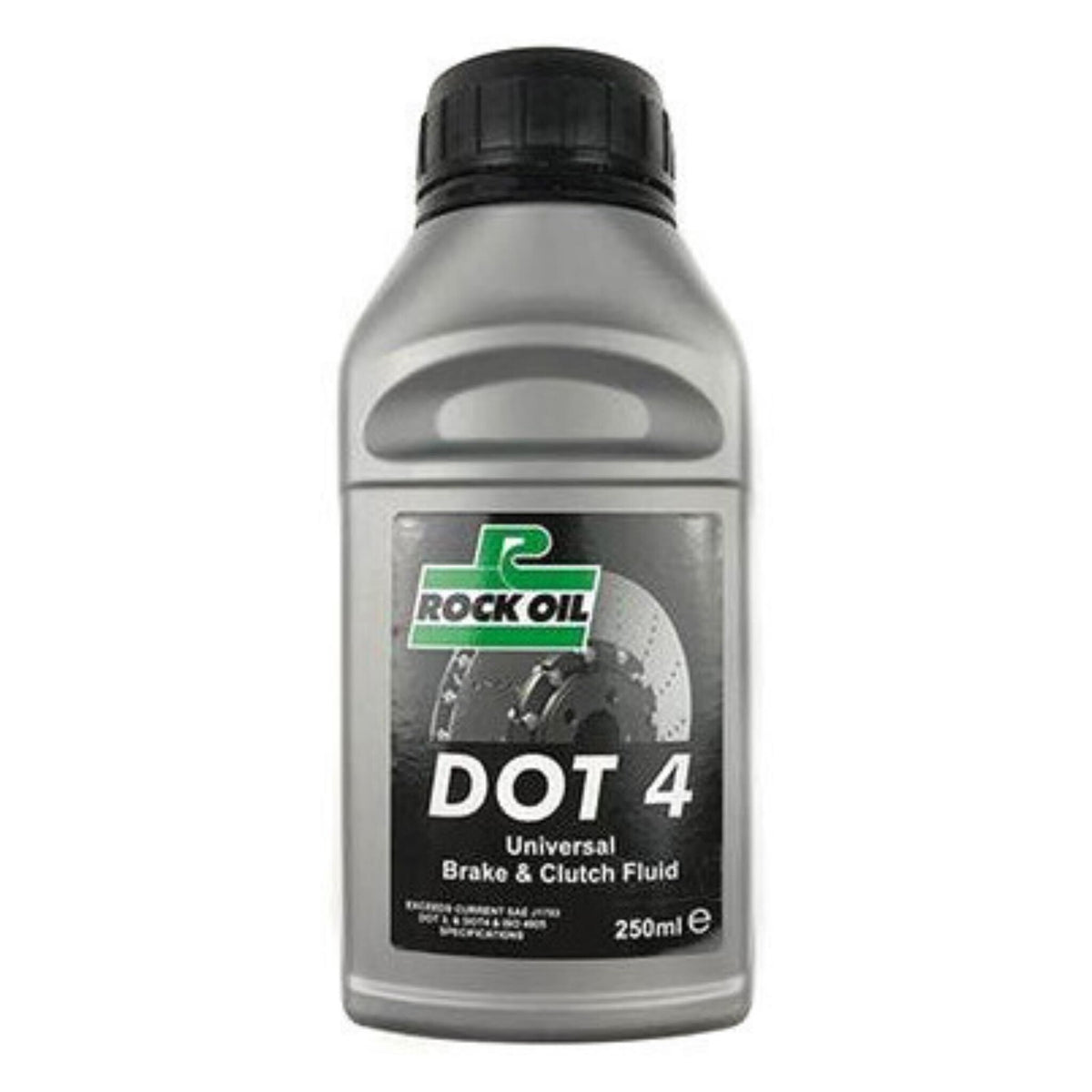 Rock Oil DOT 4 Universal Hydraulic Brake & Clutch Fluid 250ml Scooter Motorcycle Vespa Lambretta