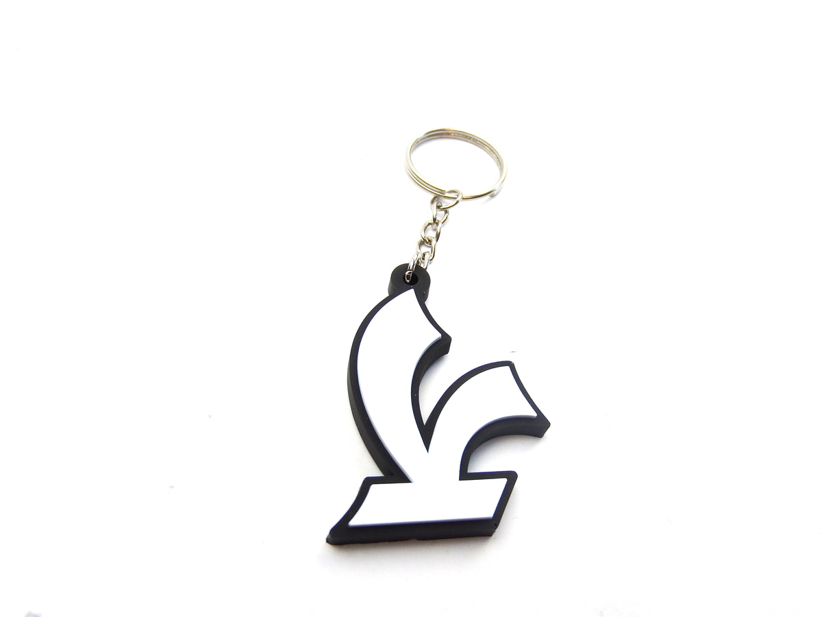 Vespa 'V' Keyring