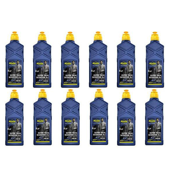 Putoline Scooter 4T+ Four Stroke Oil Fully Synth 1 Litre Box Of 12