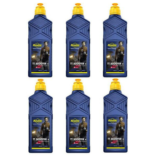 Putoline TT Scooter Plus Fully Synthetic 1 Litre Box Of 6