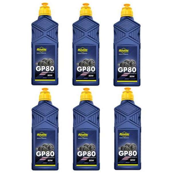 Putoline Gearbox Oil GP80 Synthetic Medium/Heavy 1 Litre Box Of 6