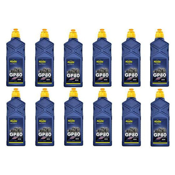 Putoline Gearbox Oil GP80 Synthetic Medium/Heavy 1 Litre Box Of 12
