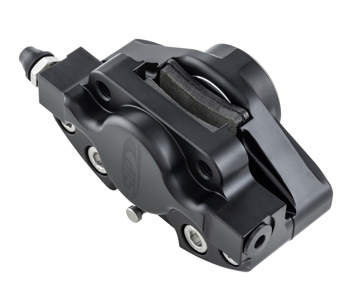 Vespa PX Disc MY T5 Classic LML Grimeca SIP Front Hydraulic Brake Caliper - Matt Black Anodised