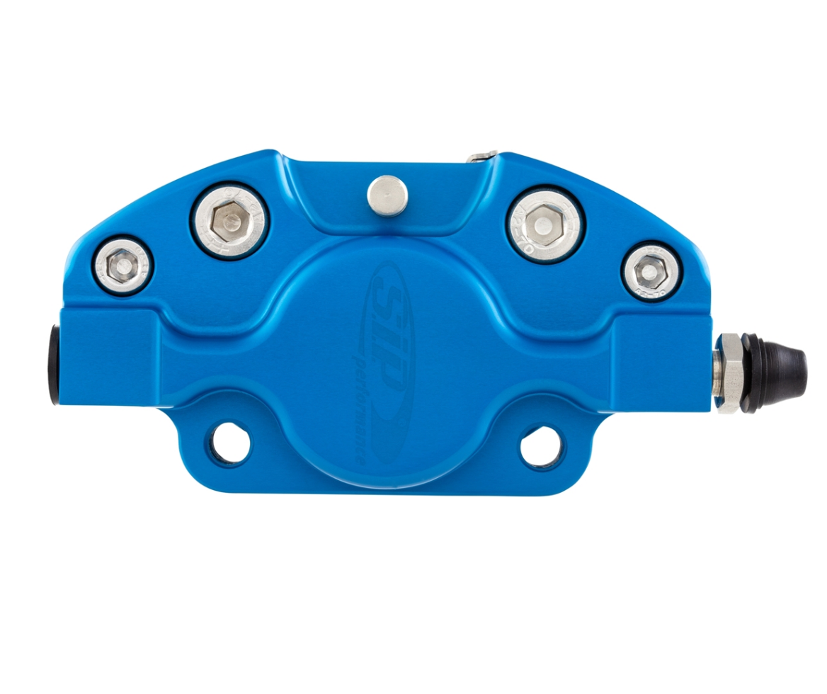 Vespa PX Disc MY T5 Classic LML Grimeca SIP Front Hydraulic Brake Caliper - Matt Blue Anodised