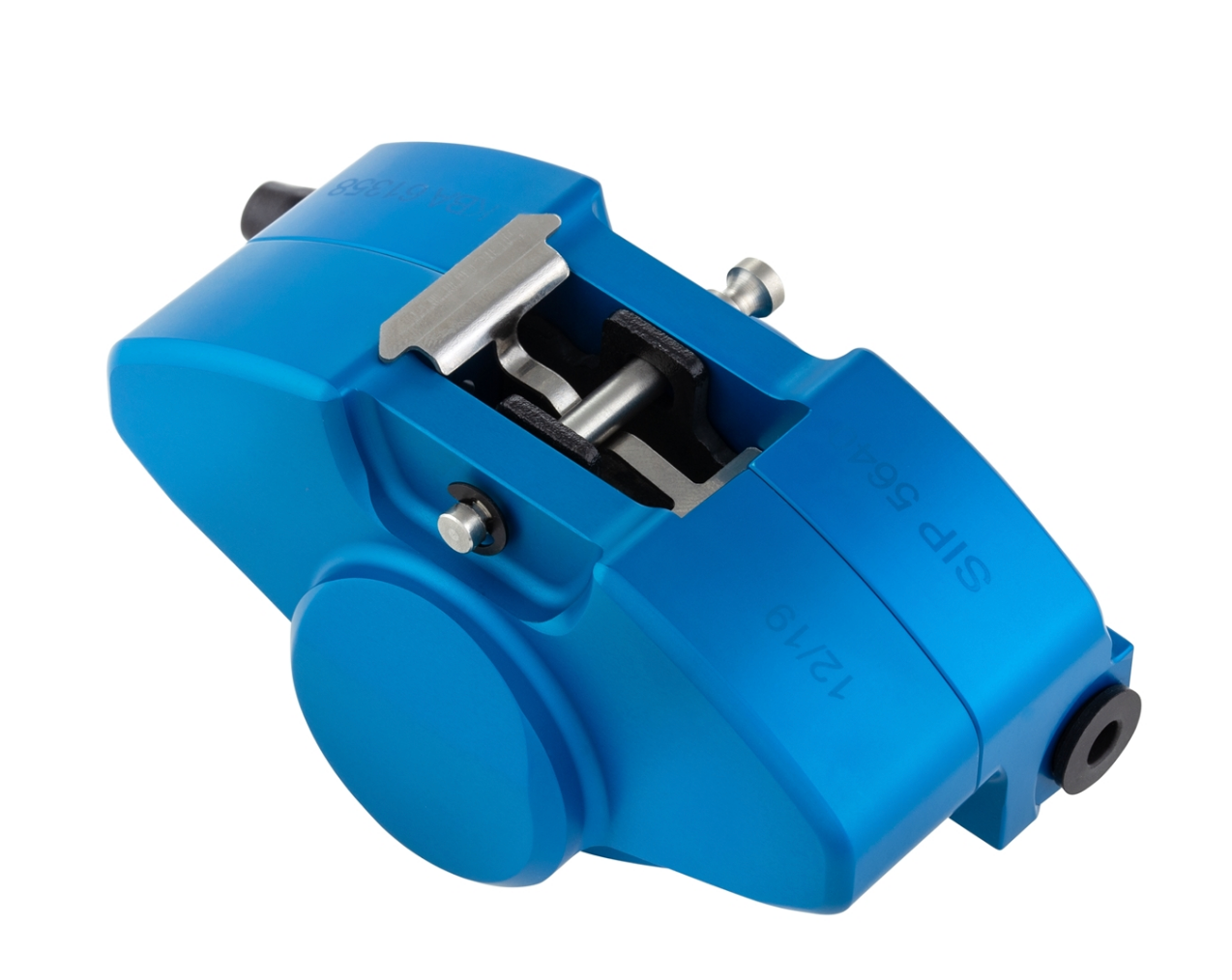 Vespa PX Disc MY T5 Classic LML Grimeca SIP Front Hydraulic Brake Caliper - Matt Blue Anodised