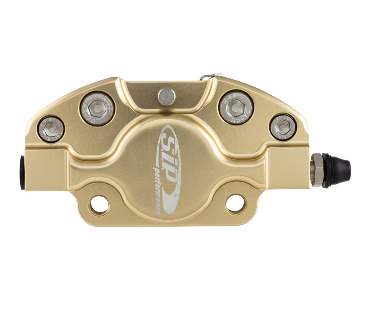 Vespa PX Disc MY T5 Classic LML Grimeca SIP Front Hydraulic Brake Caliper - Satin Gold Anodised