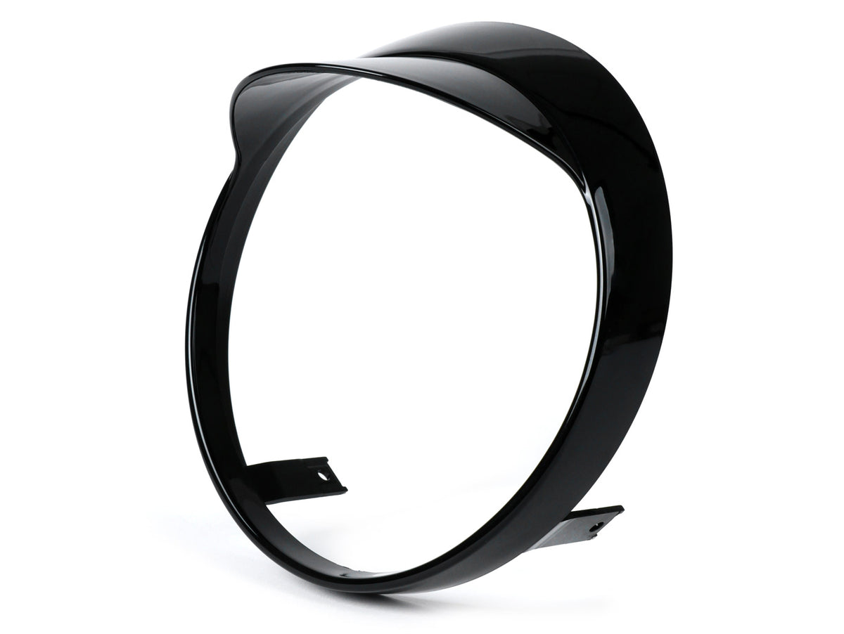 Vespa GTS 300 HPE GTS 125 iGet (’19-) Moto Nostra Headlight Rim & Visor - Gloss Black