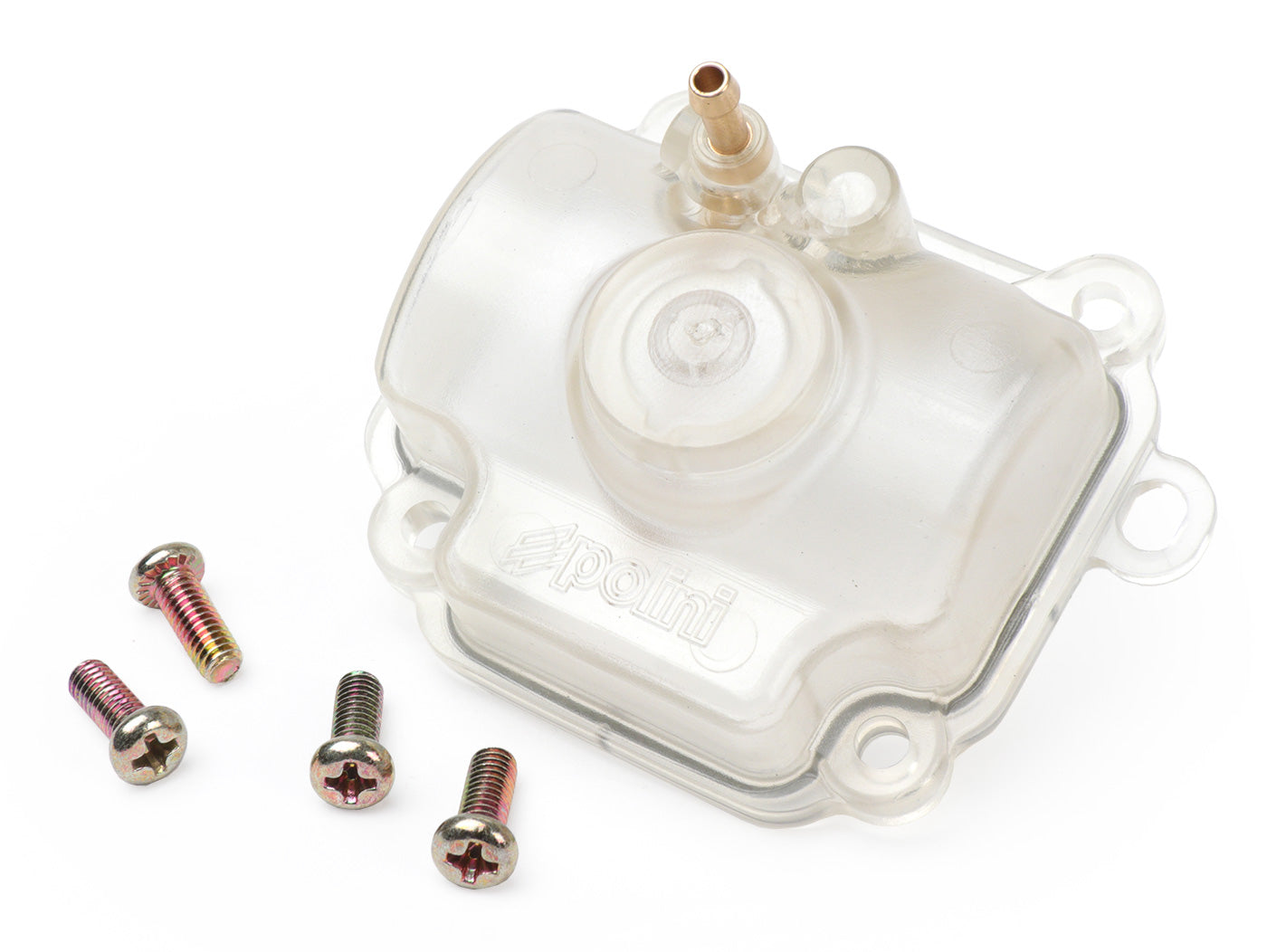 POLINI CP Carburettor Float Chamber Transparent inc. O-Ring Seal & Fixing Screws Ø=15-24mm