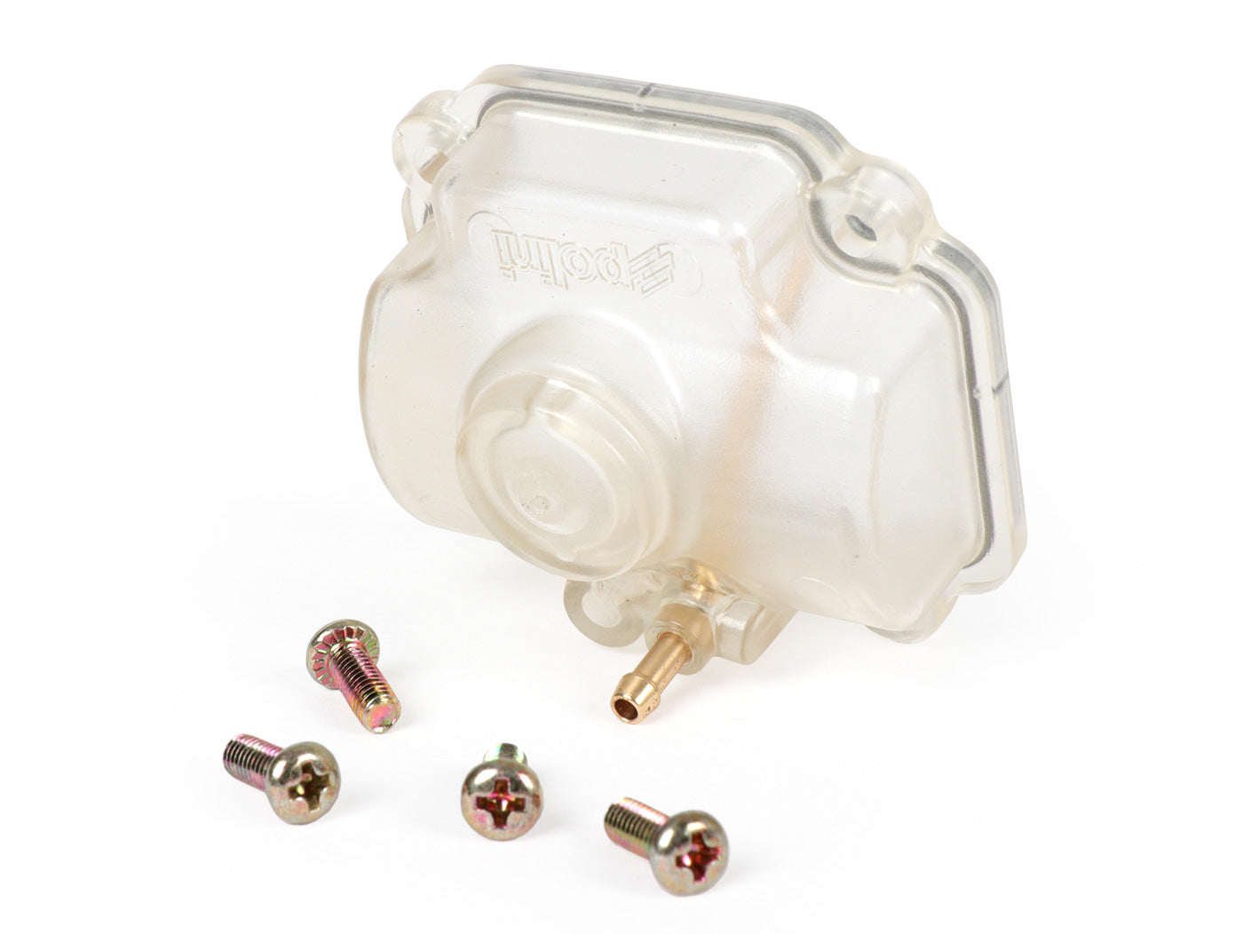 POLINI CP Carburettor Float Chamber Transparent inc. O-Ring Seal & Fixing Screws Ø=15-24mm