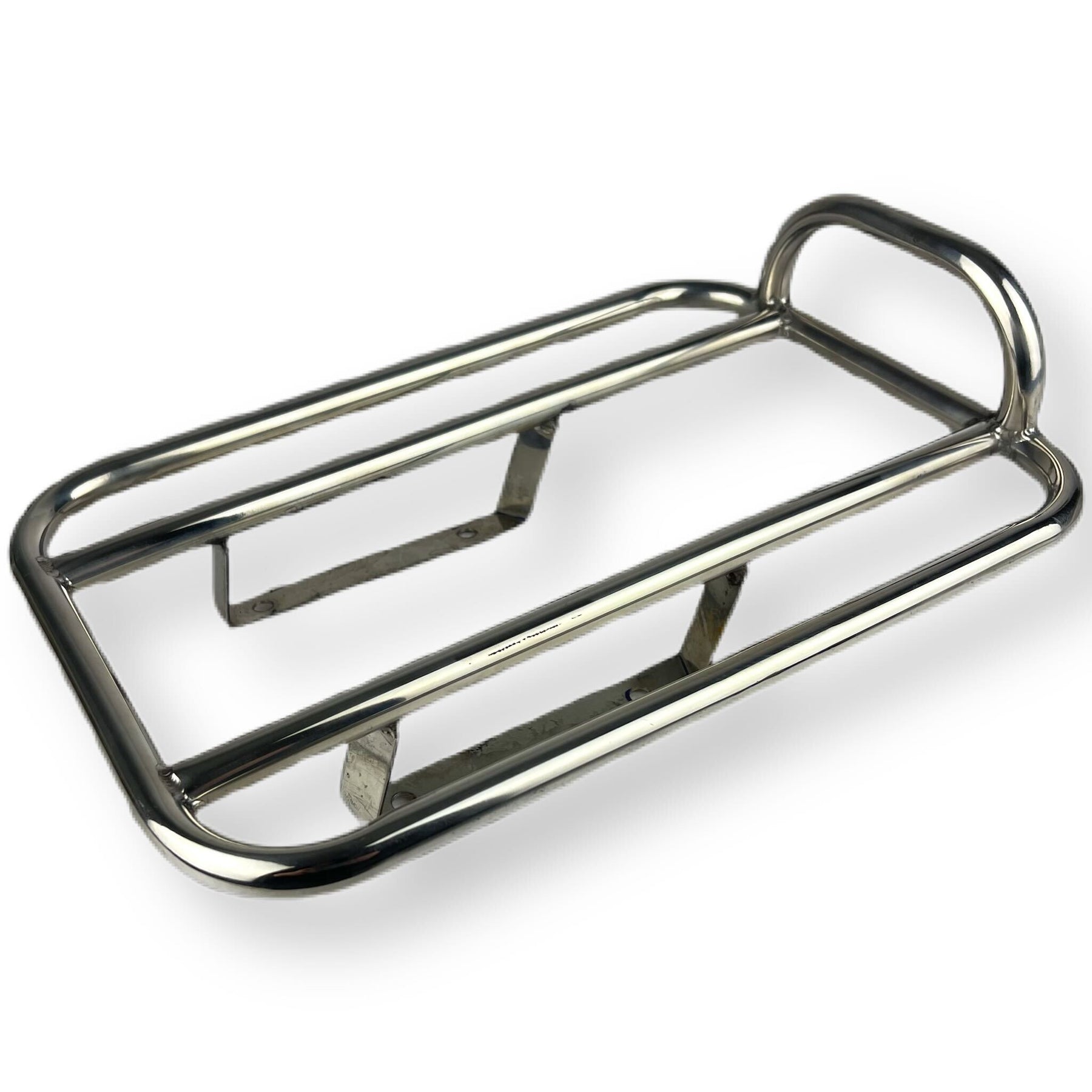 Scomadi Royal Alloy 60's Style Rear Sprint Rack - Polished Stainless Steel
