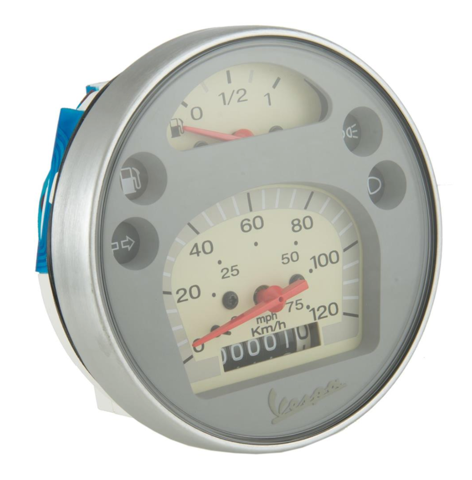 Vespa PX EFL MY DISC 2001 Onwards Speedometer 80 MPH /120 KMH - Piaggio