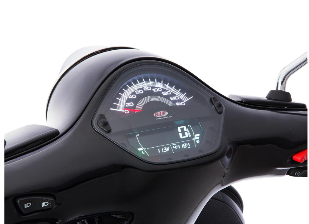 Vespa GTS Super Supersport 125-300 Upto 2007-2014 SIP Speedometer - Black