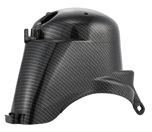 Vespa PX125 150 166 177 Carbon Fibre Plastic Cylinder Head Cowling