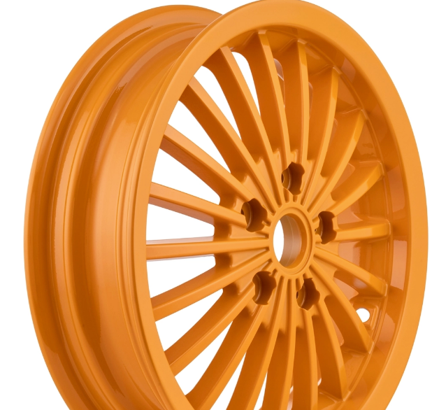Vespa GTS Super GT GTV L 125-300cc SIP Wheel Rim 3.00 x 12” - Orange