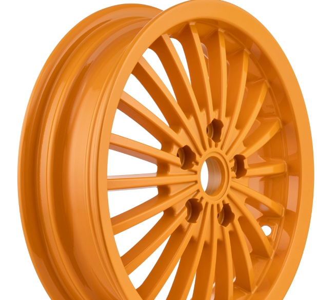  Vespa GTS Super GT GTV L 125-300cc SIP Wheel Rim 3.00 x 12” - Orange