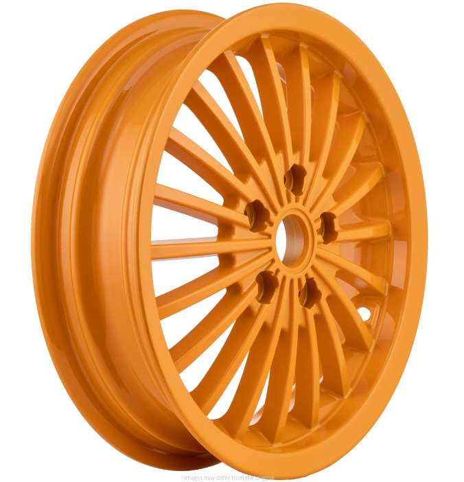 Vespa GTS Super GT GTV L 125-300cc SIP Wheel Rim 3.00 x 12” - Orange