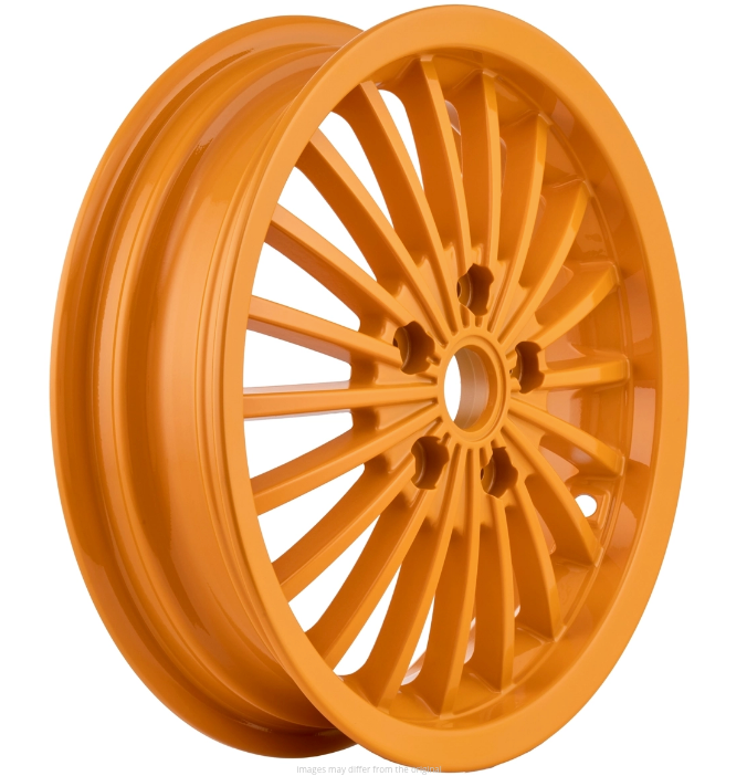  Vespa GTS Super GT GTV L 125-300cc SIP Wheel Rim 3.00 x 12” - Orange