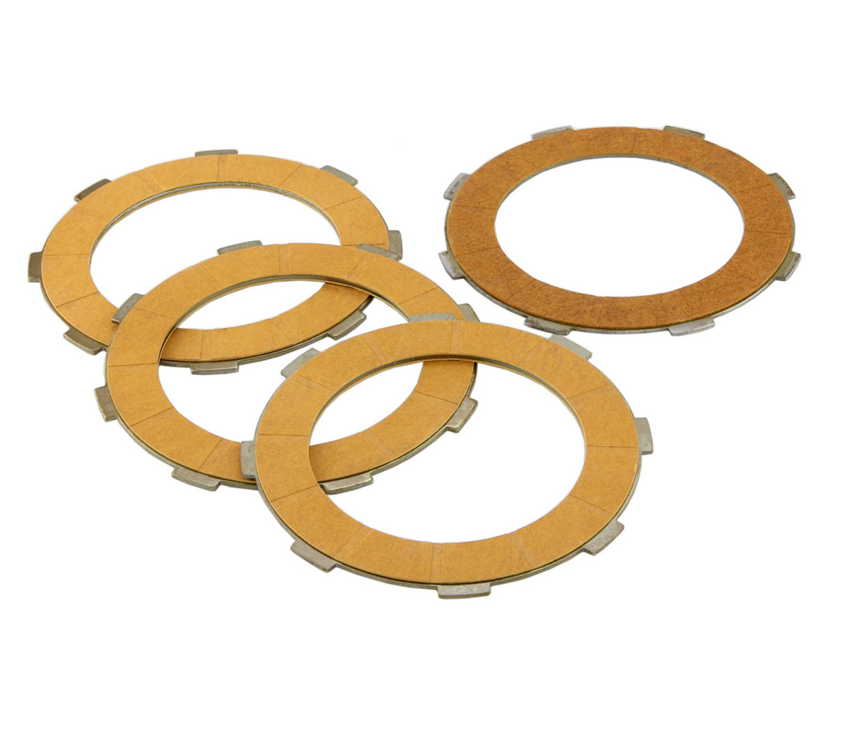 Vespa PX PE T5 125-200 Cosa 2 Race Carbon Clutch Plate 4 Piece Set - Newfren