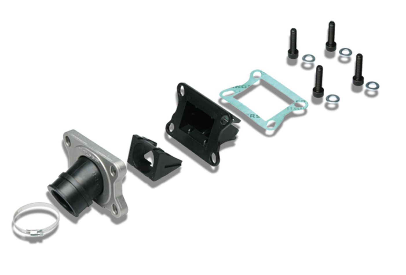 Vespa PX 125-200 T5 Super Rally MALOSSI MHR X360 Carburettor Reed Block for AM6 Motors PX/PK Direct Intake