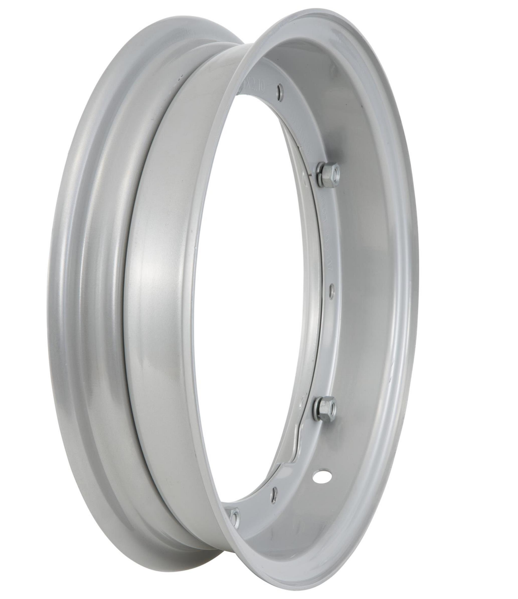 Vespa PX PE T5 Rally V50 PK Wheel Rim 2.1 x 10" Silver - Piaggio - Set of 3
