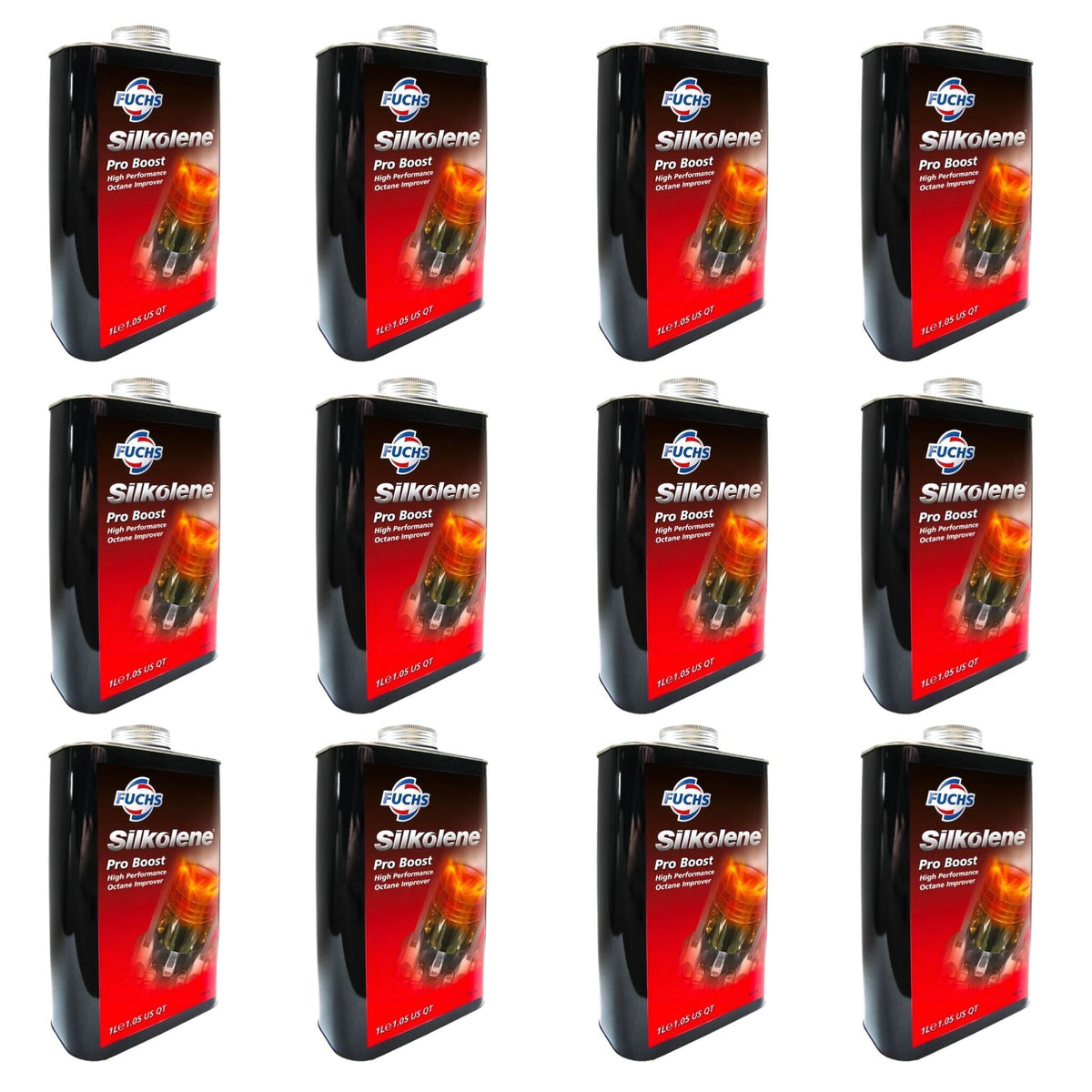 Silkolene Pro Boost High Performance Octane Improver 1L - 12 Pack