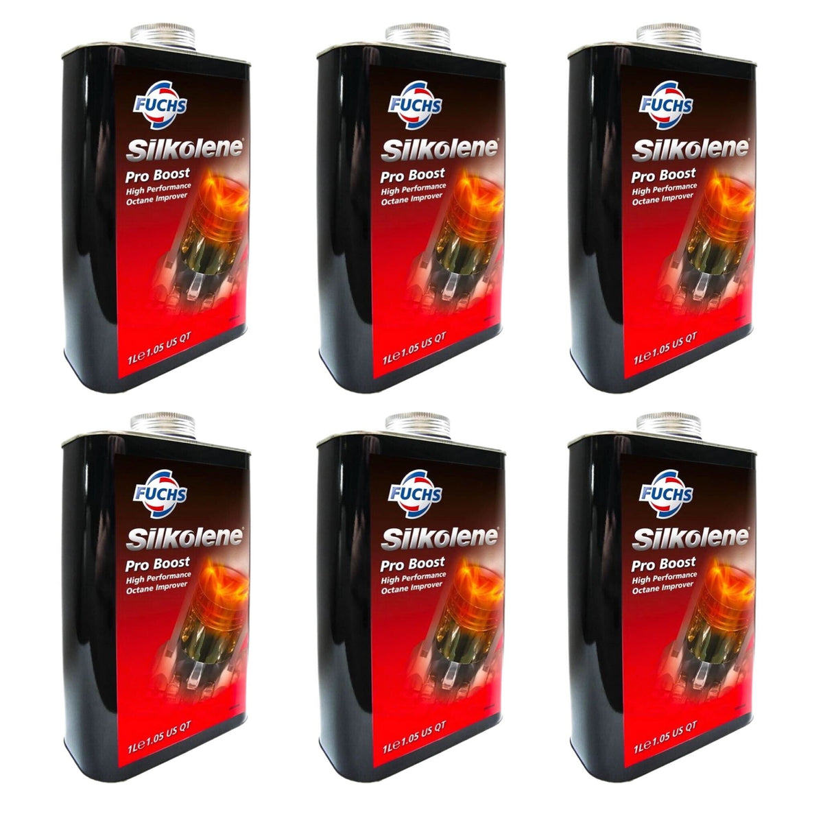 Silkolene Pro Boost High Performance Octane Improver 1L - 6 Pack