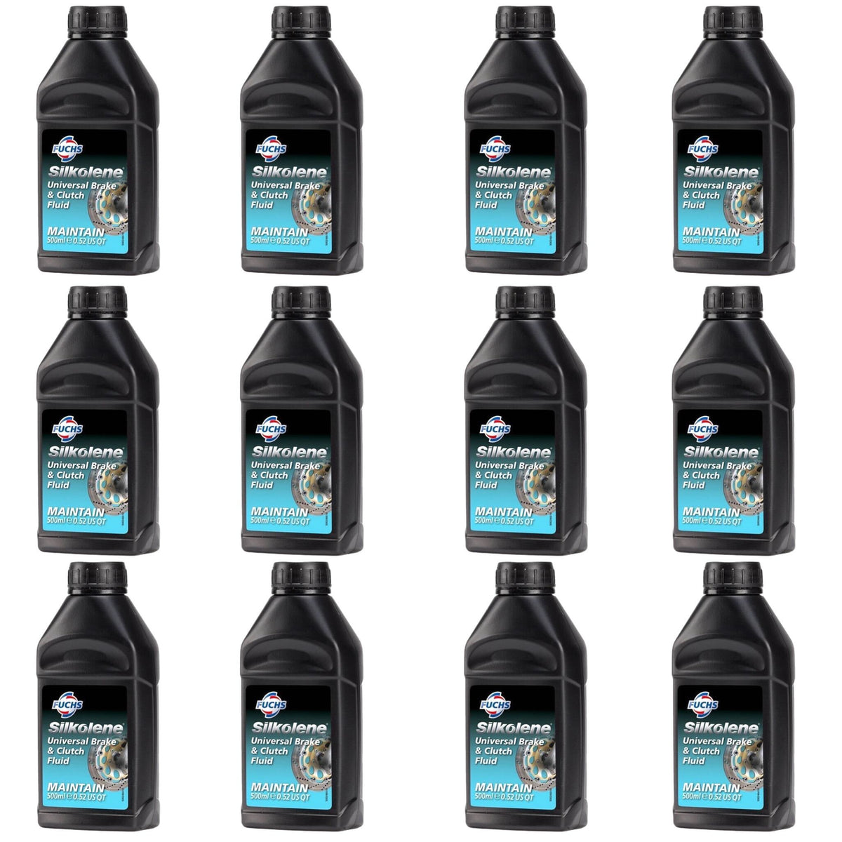 Silkolene Universal Brake & Clutch Fluid 500ml - 12 Pack