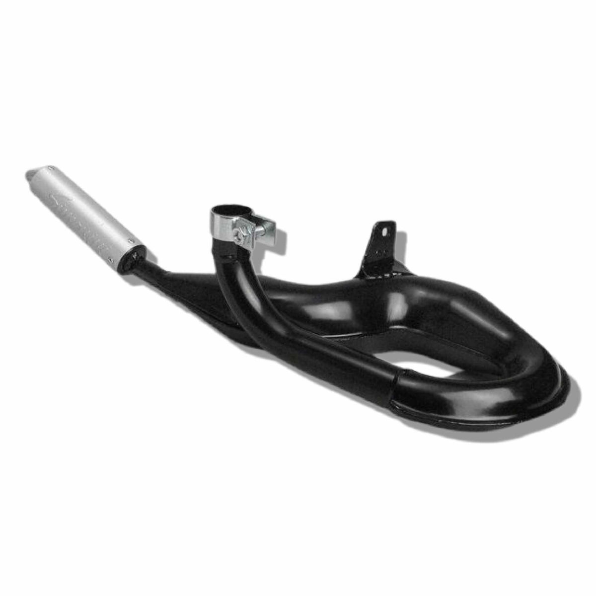 Vespa PX125 150 166 177 PE GT/R 150 Super Sprint GL Cosa Simonini Sports Exhaust - Black with Silver End Can