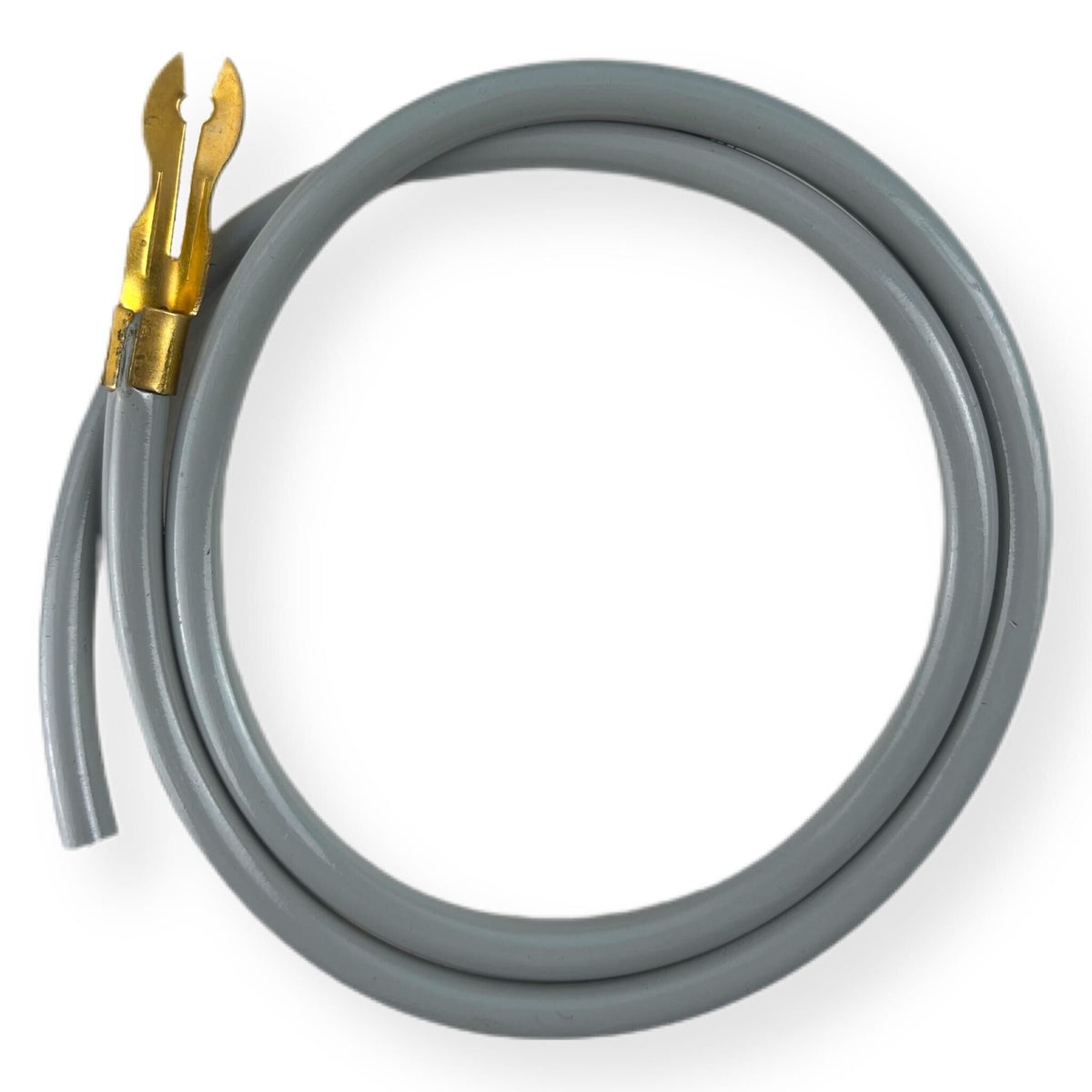 Vespa Lambretta Scooter Spark Plug HT Lead with OEM-Type Fork Terminal - Grey